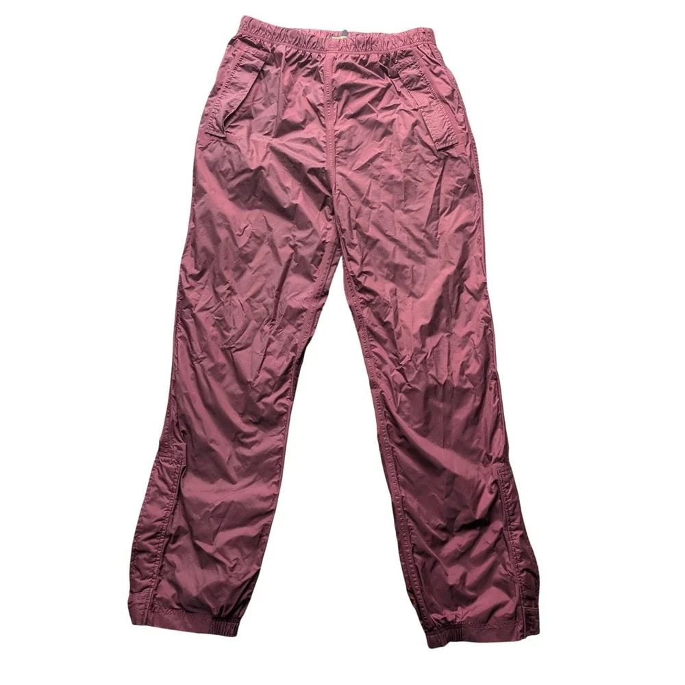 Vintage Woolrich Colorblock Windbreaker Set – Maroon‎ & Black Large Gorpcore